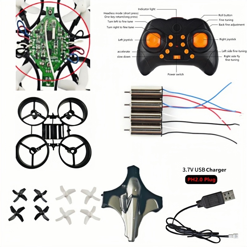 Rc Helicopter Tool Kit - Kompletny zestaw do samodzielnego montażu drona