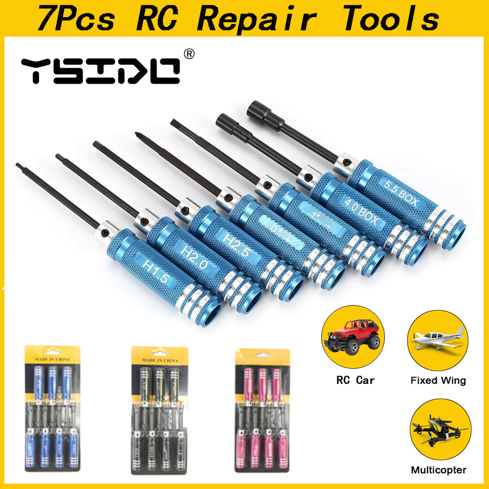 Rc Helicopter Tool Kit - YSIDO 7 szt. 1,5 2,0 2,5