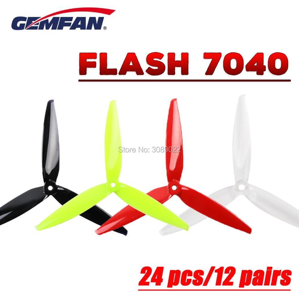 24 szt./12 par Gemfan Flash 70 – Rc Helicopter Blade recenzja i cena